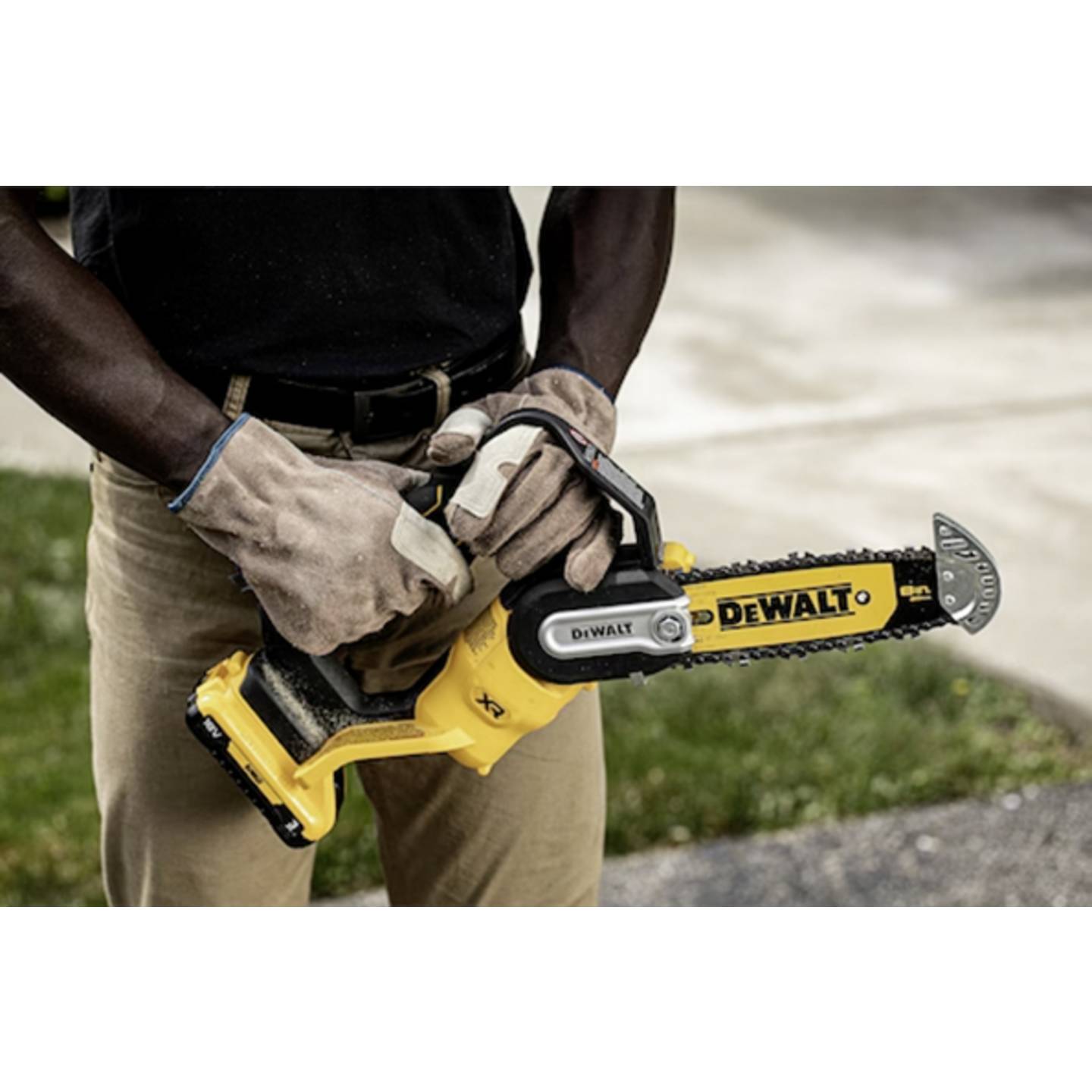 DeWalt Akku-Kettensäge DCMPS520N-XJ 200mm bürstenlos 18V Schwertlänge 200mm - 5035048821404