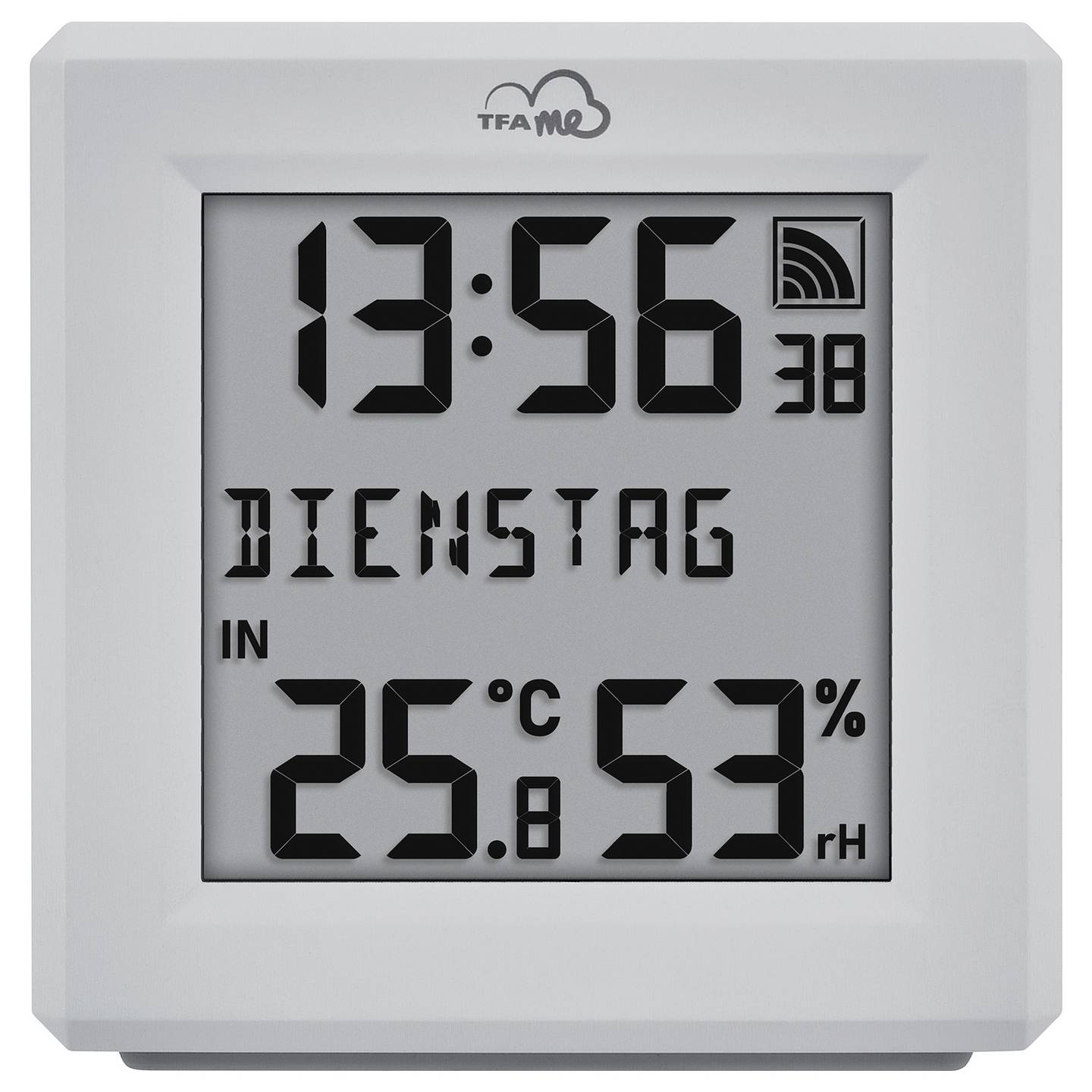 TFA Funk Thermometer Hygrometer Set Klimaüberwachung Gateway Schwarz Digital - 4009816043788