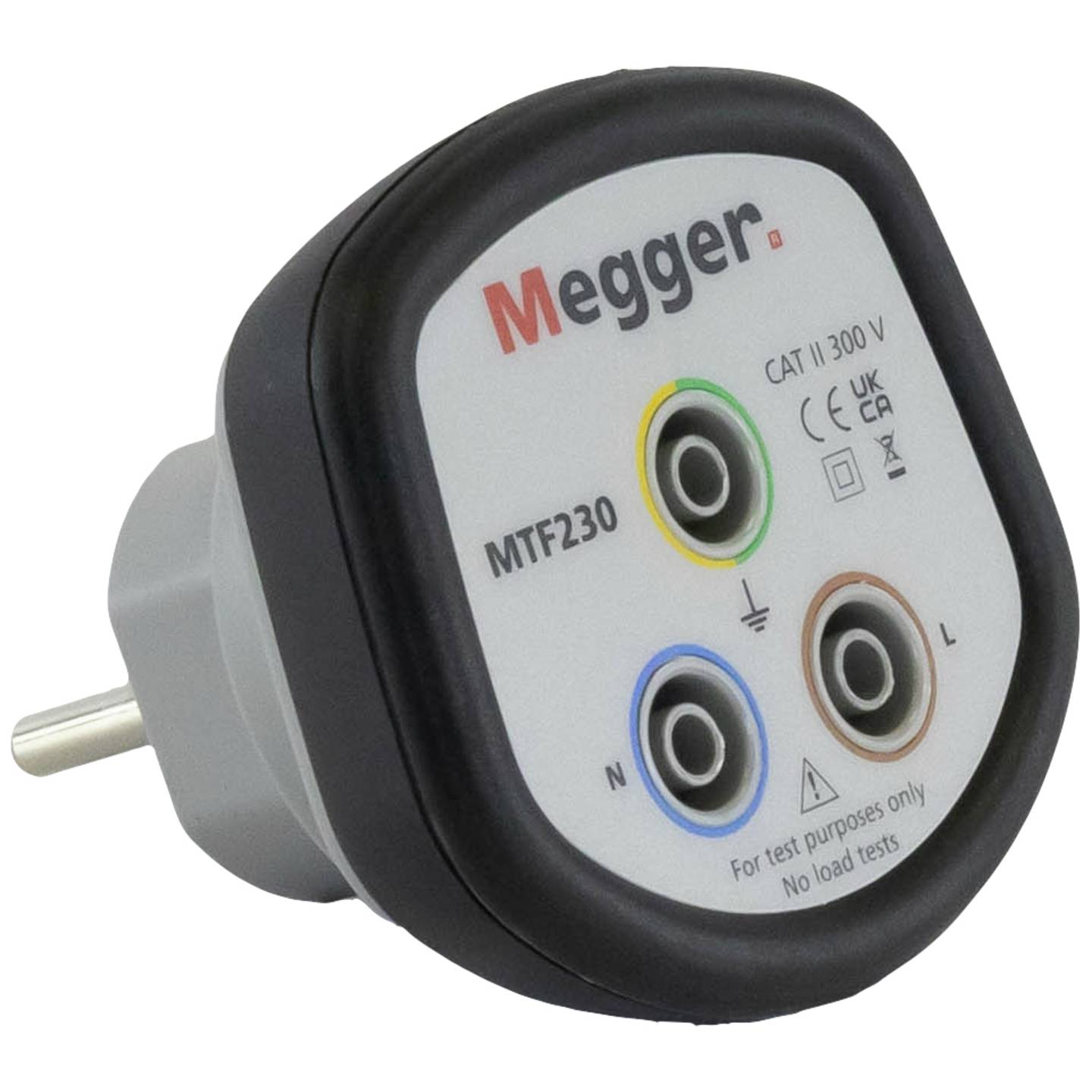 Megger Adapter MTF230 1 St. CAT II 300 V für elektrische Prüfgeräte 69x67mm - 5036175242643