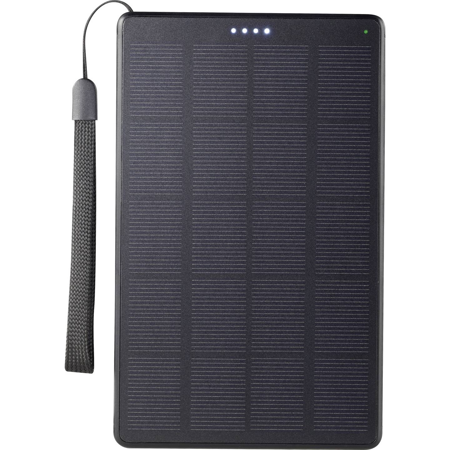 Voltcraft Solar Powerbank 10000 mAh Akku Ladegerät USB PD schwarz LiPo 2xUSB - 4064161151175