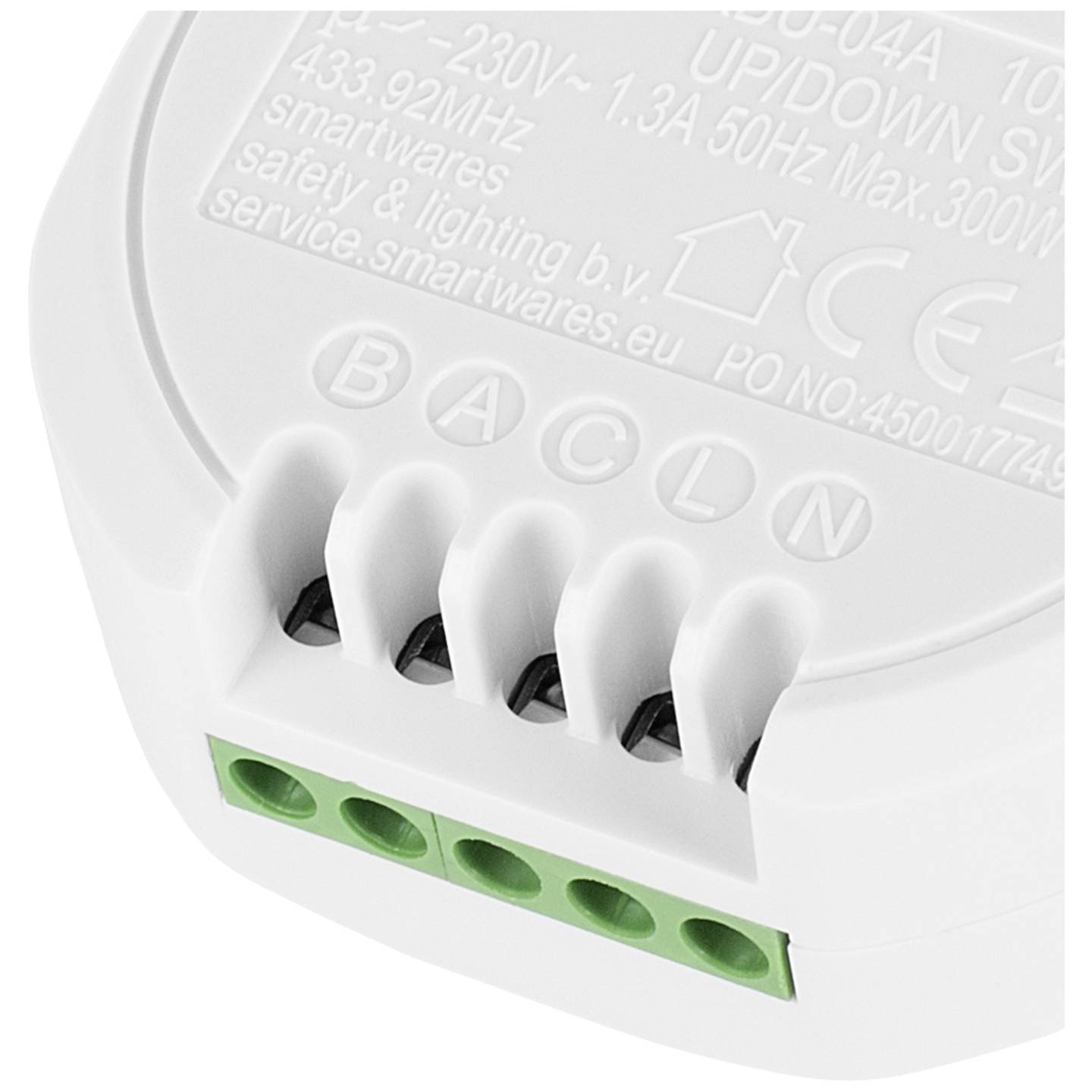 Smartwares Funk-Schalter FSK 433 MHz Wandschalter Heizkörpersteuerung weiß - 8711658436074