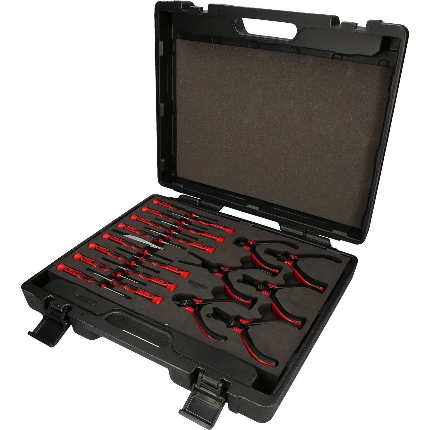 KS Tools Werkzeugset 21teilig mit Feinmechanik-Schraubendrehern und Pinzette - 4042146150313