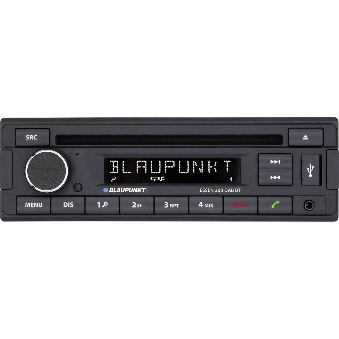 Blaupunkt Autoradio Essen 200 DAB BT Multimedia Bluetooth Tuner schwarz 4x50W - 4260499852368