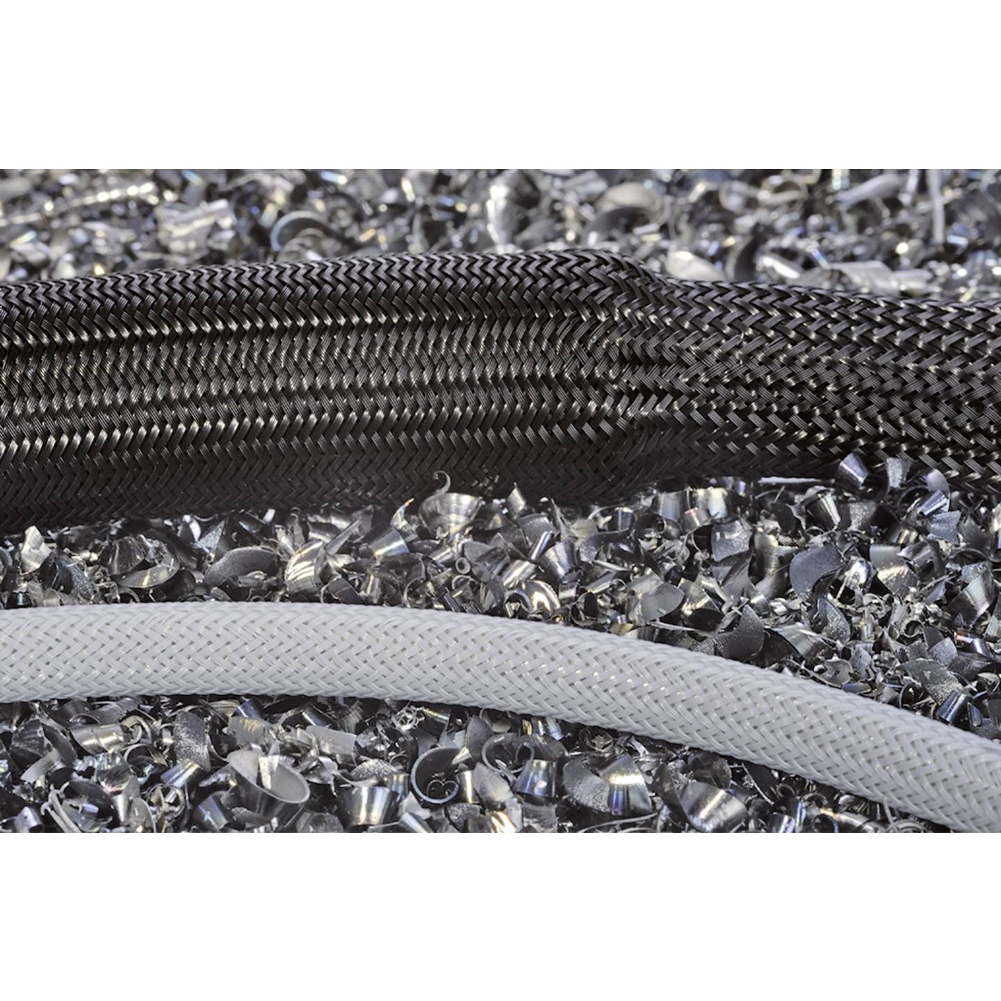 HellermannTyton Geflechtschlauch HEGPA6640-PA66-BK halogenfrei 30-44mm 50m - 4031026191416