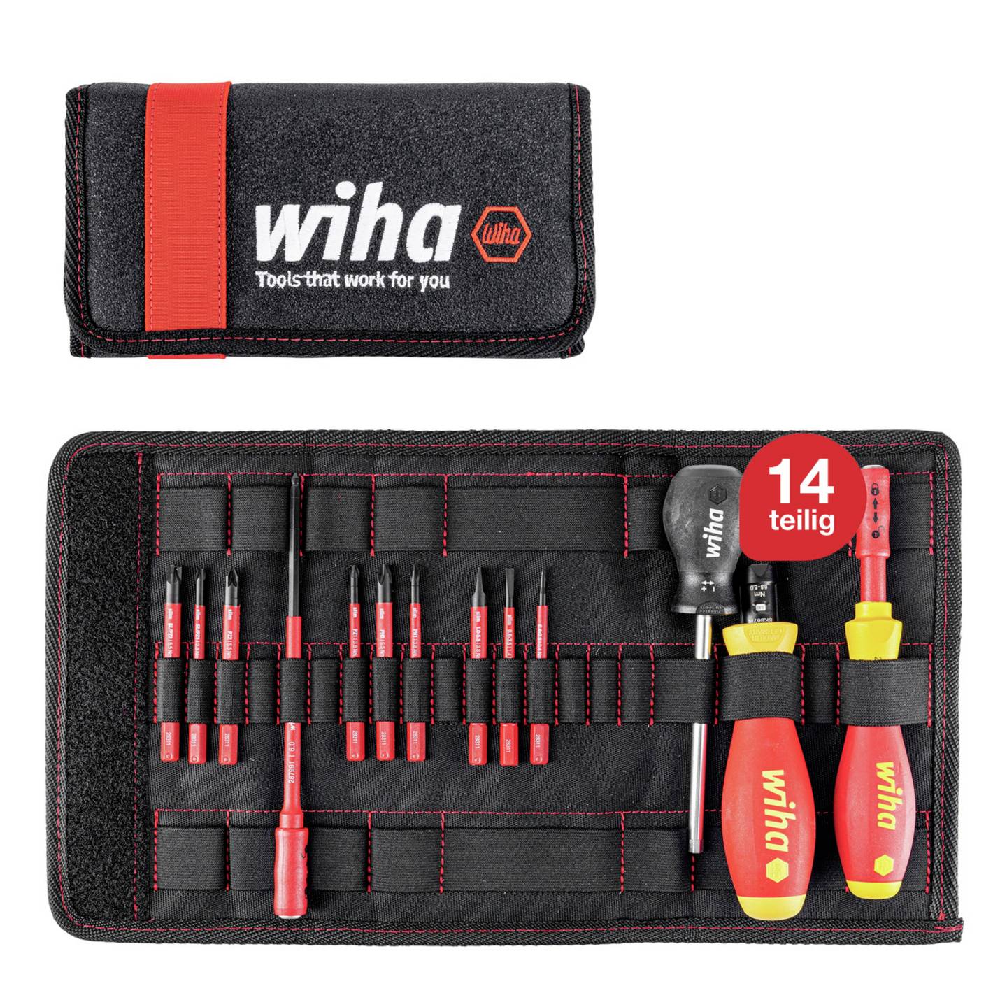 Wiha VDE Drehmoment-Schraubendreher-Set 14tlg 0,8-5 Nm DIN EN 60900 - 4010995406745