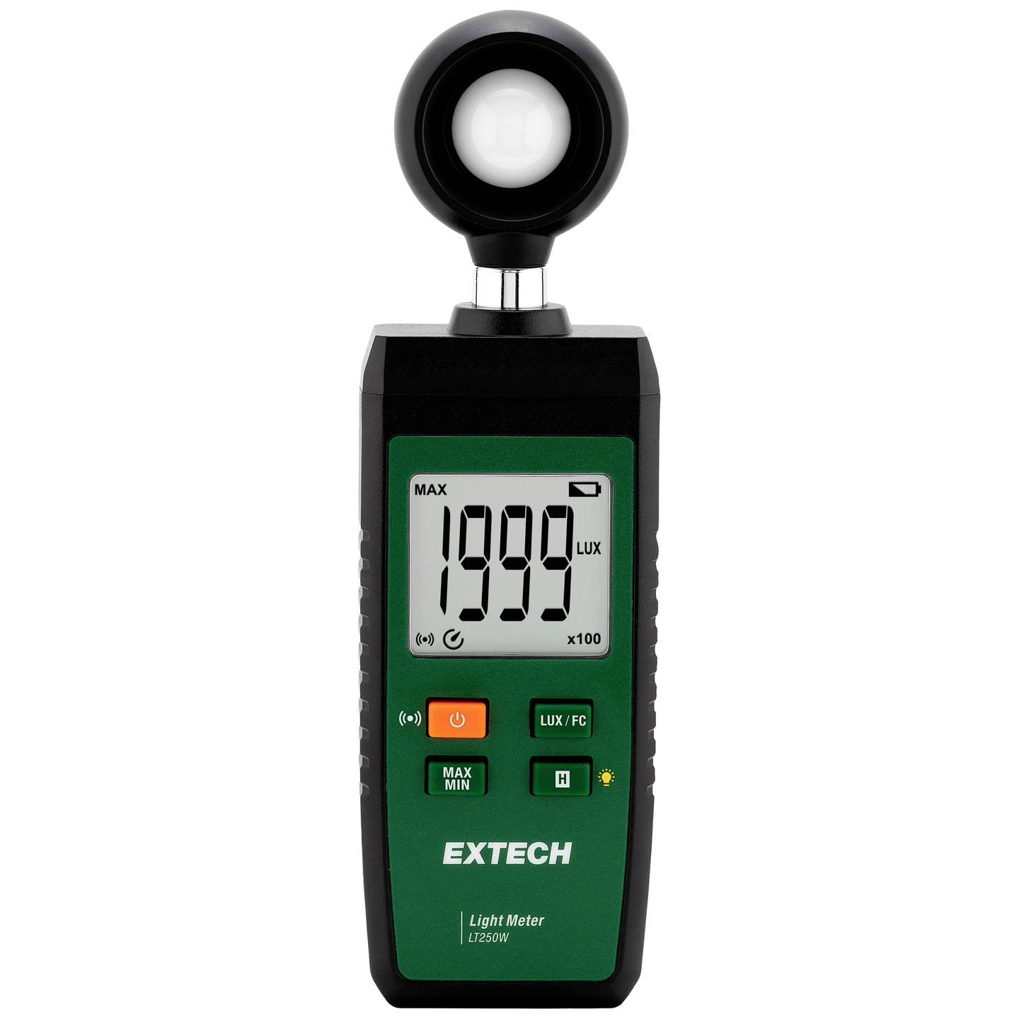 Extech Luxmeter LT250W Lichtmessgerät mit Bluetooth und App zur Datenerfassung - 793950472583