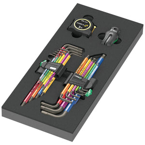 B-Ware Wera Winkelschraubendreher Innen-Sechskant TORX Set 18-teilig 1.5-10mm Quergriff