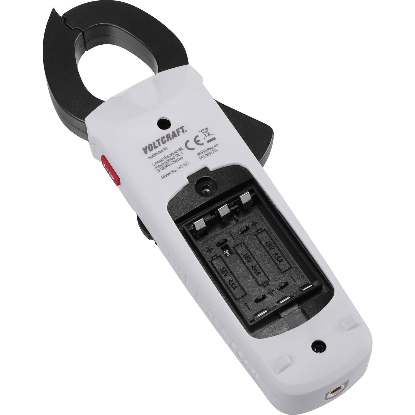 Voltcraft Stromzange VC-523 digitale Messzange 400A CAT III 600V True RMS - 4053199547463