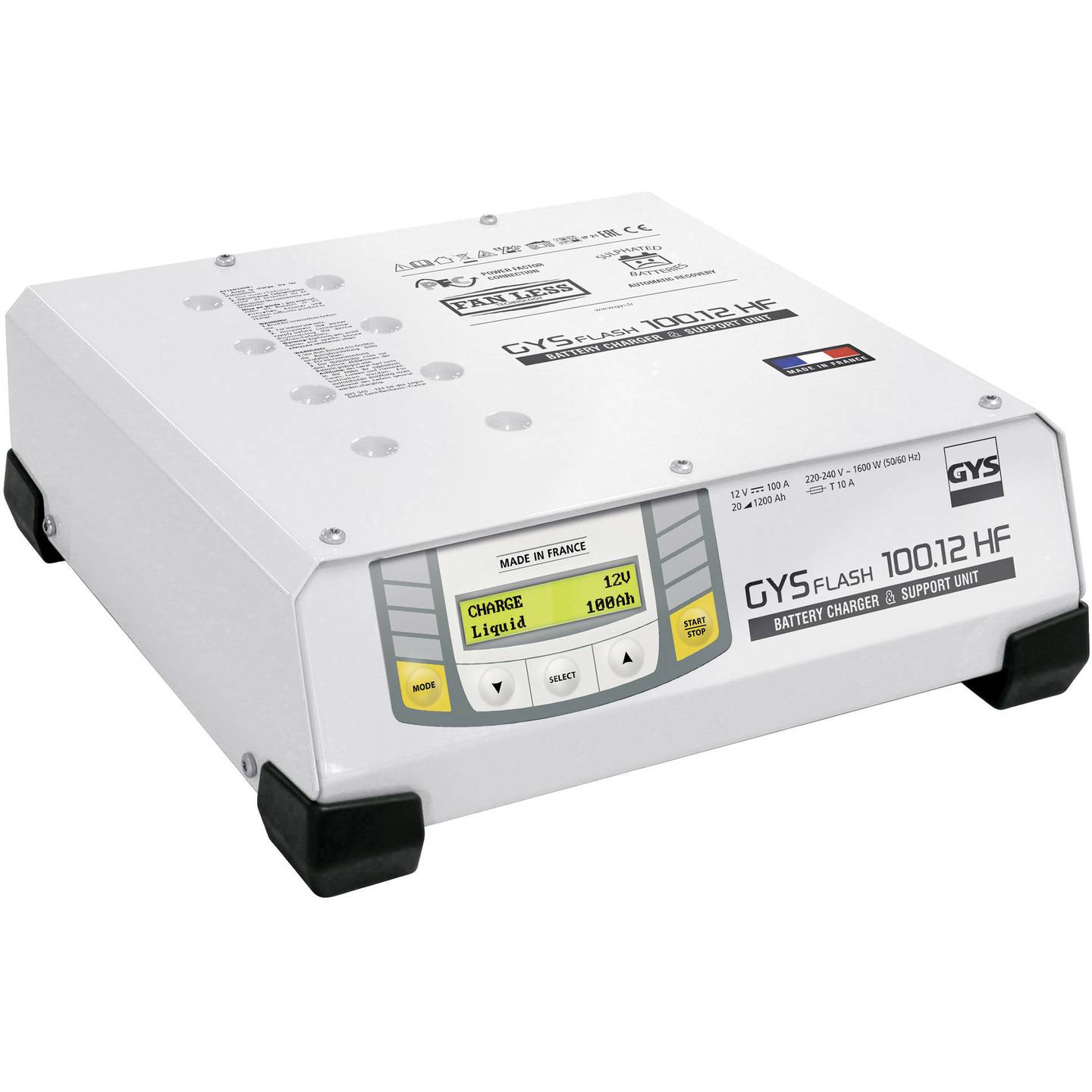GYS Automatikladegerät GYSFLASH 100.12 HF 12V 100A Akku-Ladegerät - 3154020029071
