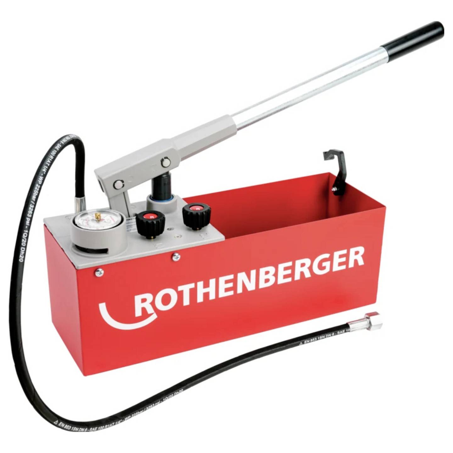 Rothenberger Prüfpumpe RP 50 Druckprüfung 60 bar Wasser Öl Glycol 530x185mm - 4004625602003