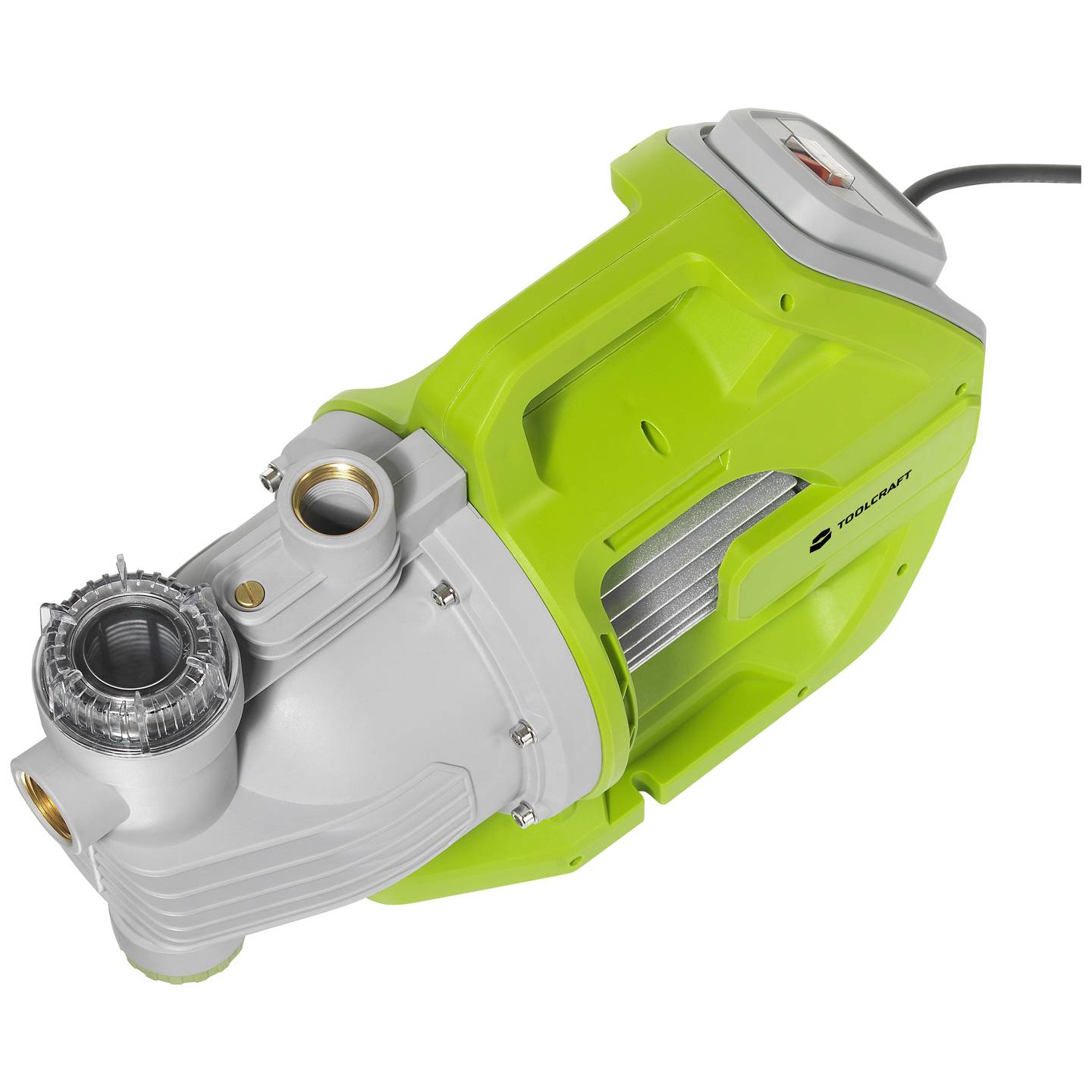 Toolcraft Gartenpumpe 7000l/h 53m Förderhöhe Handpumpe Bewässerungssystem 230V - 4064161310121