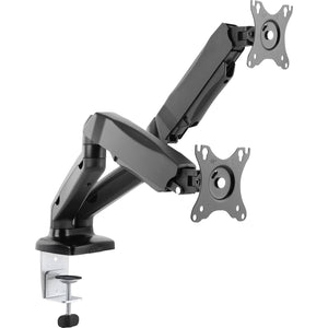 B-Ware Manhattan Monitor-Tischhalterung 462501 2 Displays Höhenverstellbar Schwarz