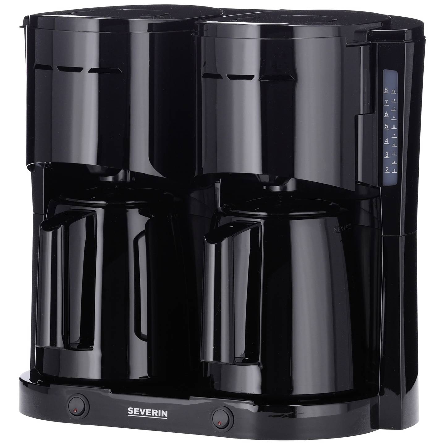 Severin Kaffeemaschine Filterkaffeemaschine 2000W Isolierkanne schwarz 16 Tassen - 4008146041525