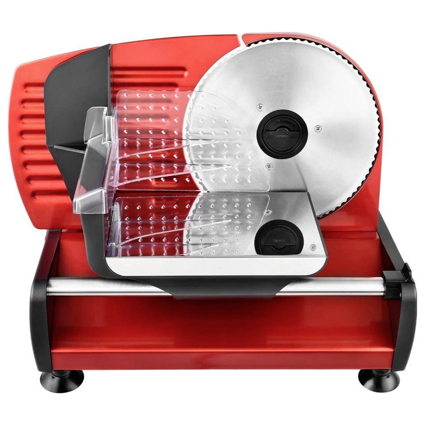 Efbe Allesschneider AS 1003 RD Rot Küchenmaschine 150W Edelstahl Messer - 4262498570236