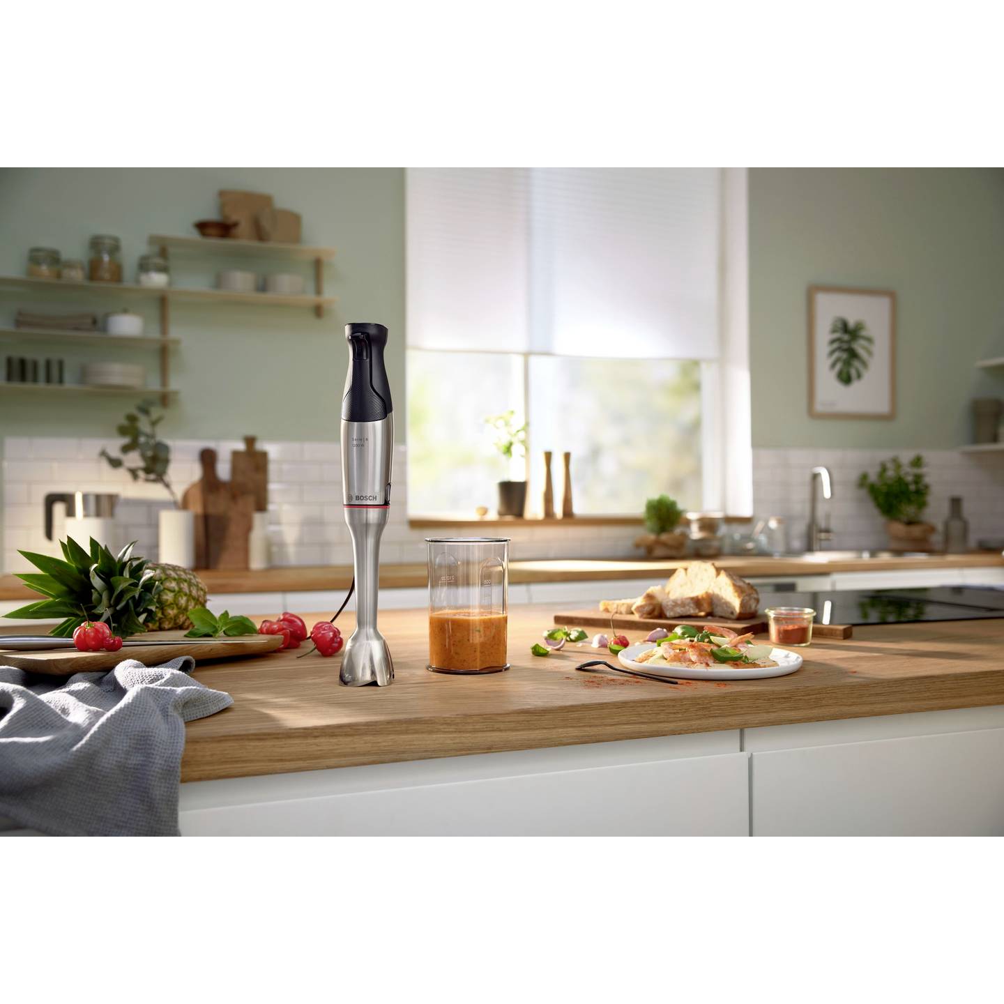 Bosch Stabmixer Pürierstab Serie 6 ErgoMaster 1200W Edelstahl Mixer schwarz - 4242005340583