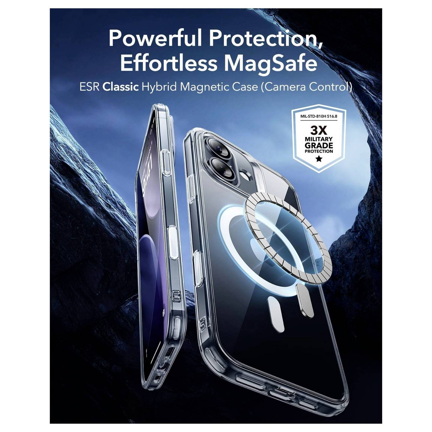 ESR Case für Apple iPhone 17 Transparent MagSafe Schutzhülle Displayschutz - 4894240288566