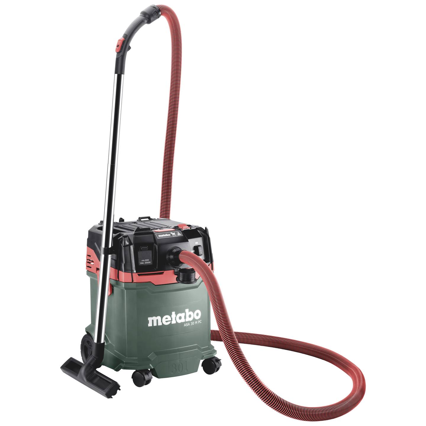 Metabo Nass-/Trockensauger ASA 30 M 1200W 30l 4200l/min Handstaubsauger robust - 4061792230767