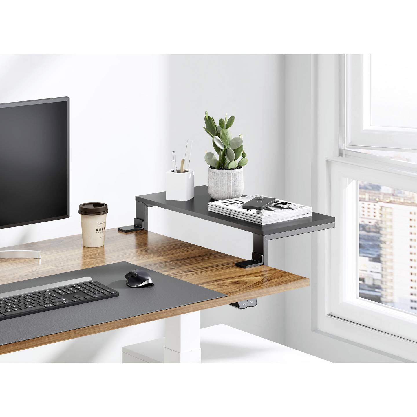 SpeaKa Professional Monitor-Erhöhung 550x250mm max 236mm schwarz - 4064161240510