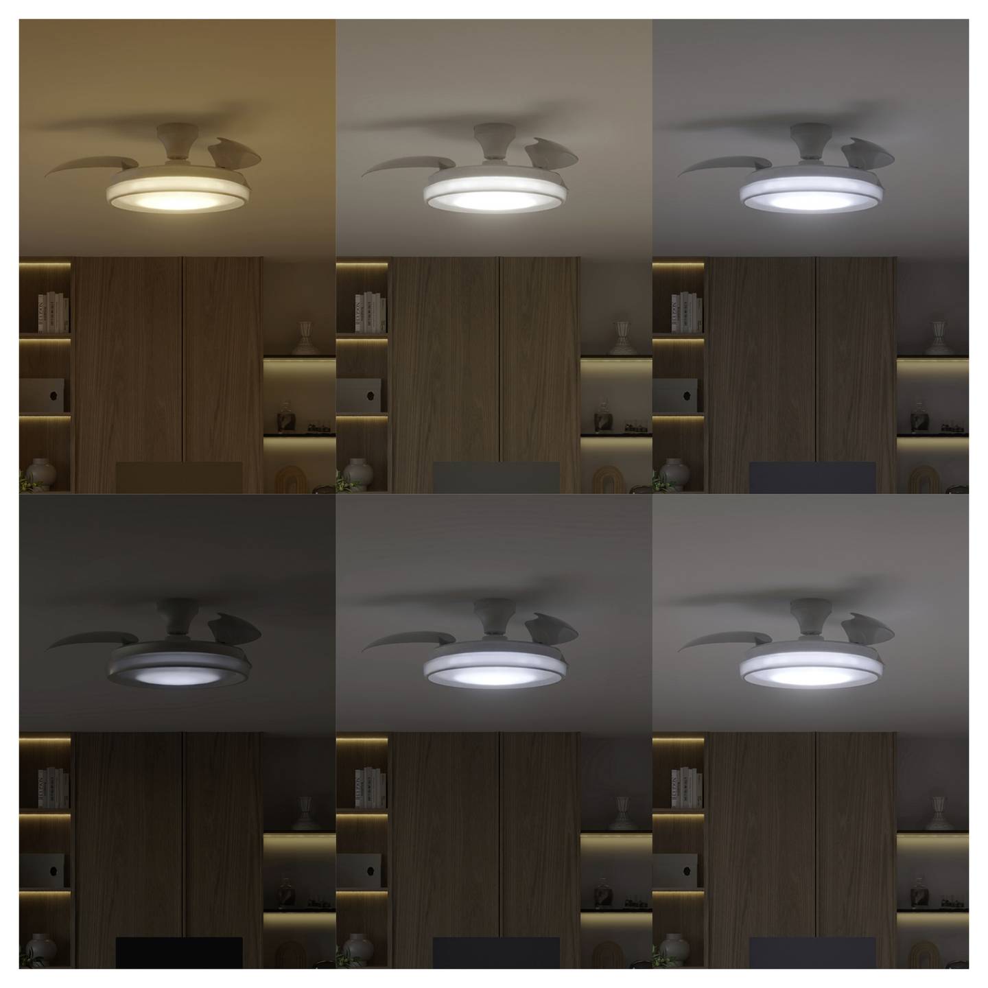Philips LED Deckenventilator 28W Fernbedienung Dimmbar 3 Rotorblätter Weiß - 8721103096029