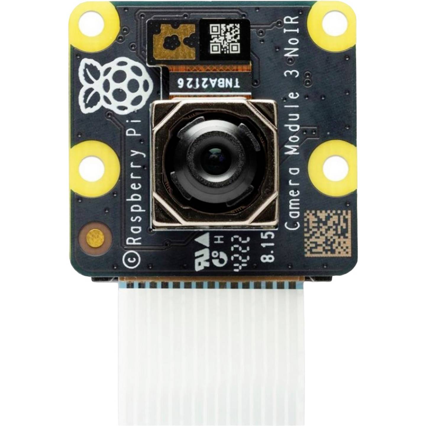 Raspberry Pi Kameramodul 3 NoIR CMOS Farb-Kameramodul 11,9 MP schwarz 1920x1080 - 5056561800264