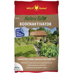 B-Ware Wolf Garten Bodenaktivator Bodenverbesserer Bio Natura gesunder Rasen Sack 10 Kg