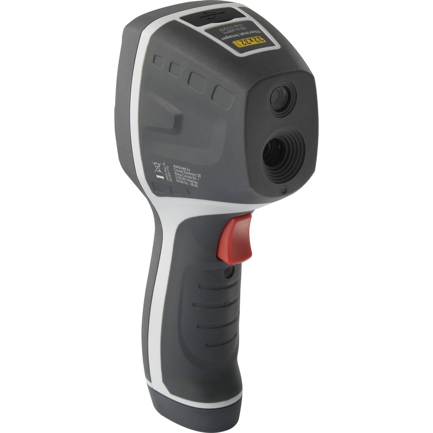 Voltcraft Wärmebildkamera WB-80 32x32 Pixel -20 bis 600°C Digitalkamera 9Hz - 4064161170756