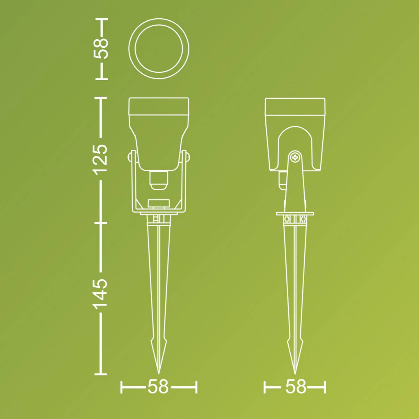 Philips LED Außenstandleuchte Gartenleuchte Reuel LED warmweiß schwarz 2700K 3er - 8720169386976