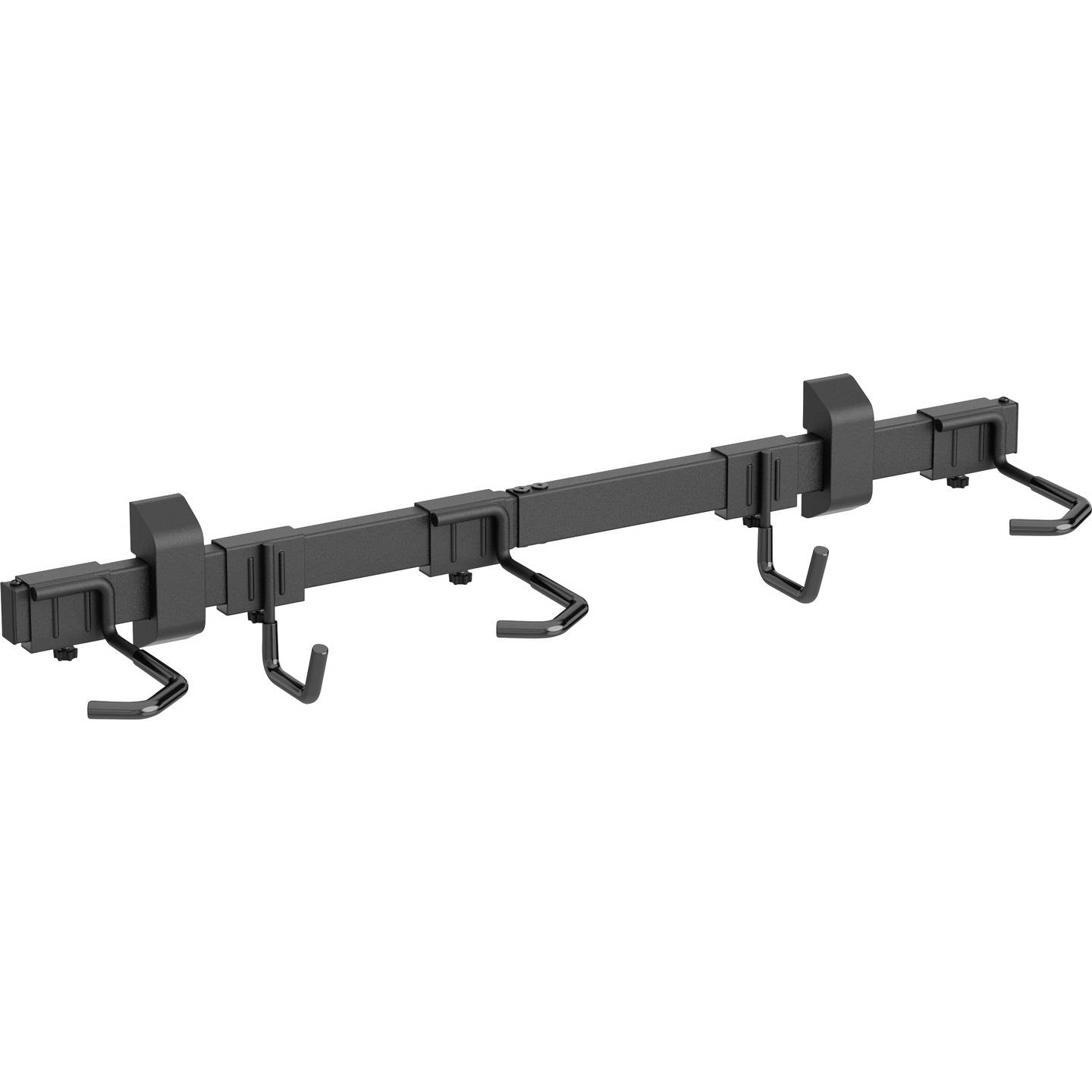 Elevar Fahrradwandhalter 3-fach Wandhalterung Stahl Kunststoff schwarz 824x180mm - 4064161471655