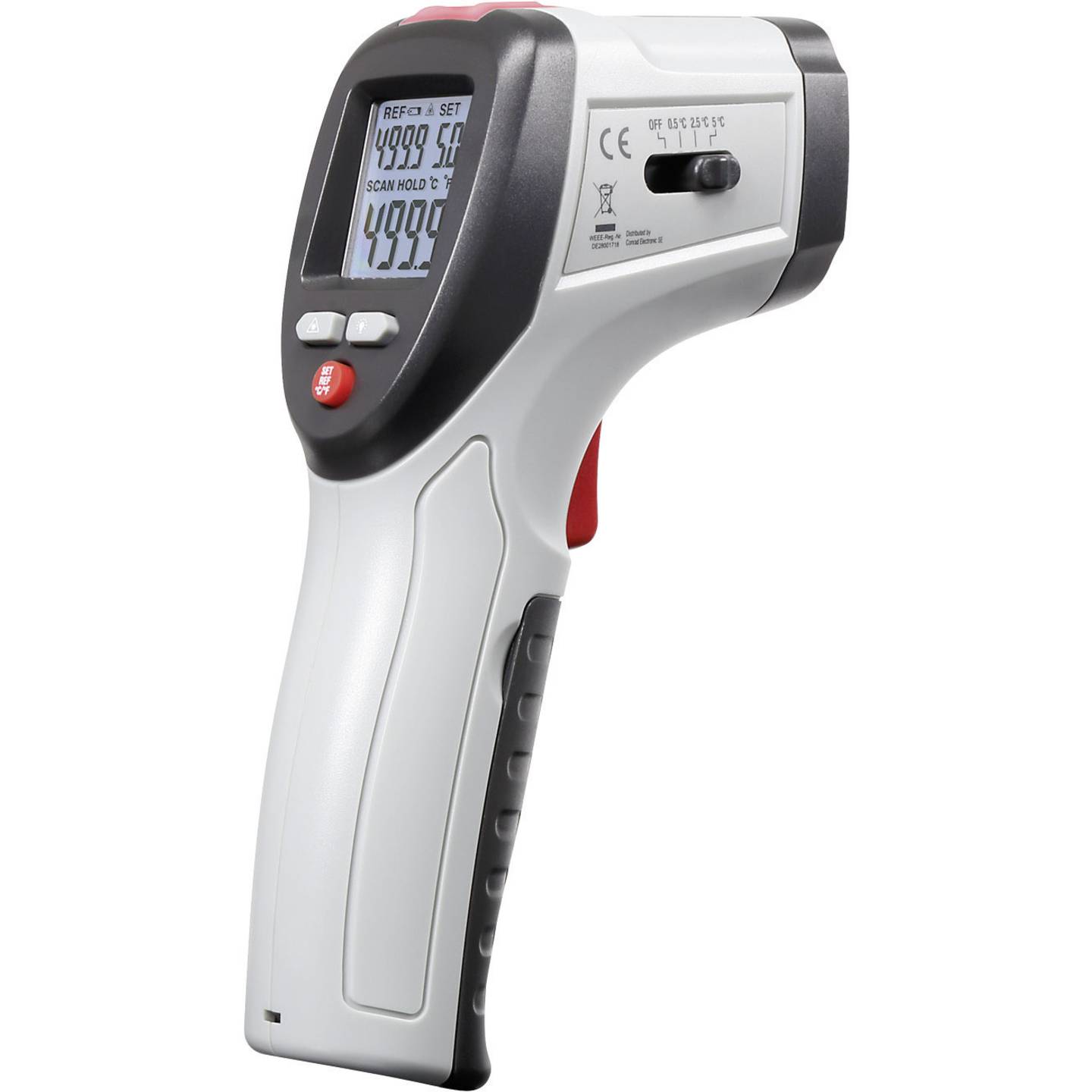 Voltcraft Infrarot-Thermometer Pyrometer IRF 260-10S -50 bis +260 °C 10:1 220g - 4016138842890