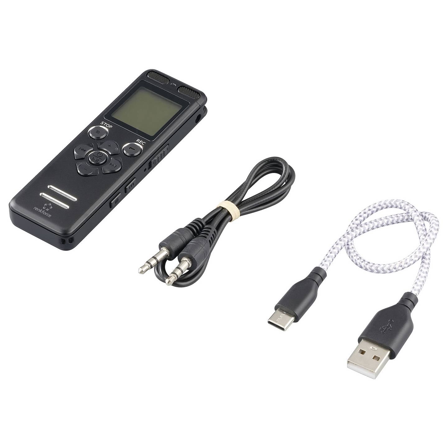 Renkforce RF-DVR-E36 Digitales Diktiergerät 25h Aufzeichnung Geräuschunterdrü... - 4064161394374