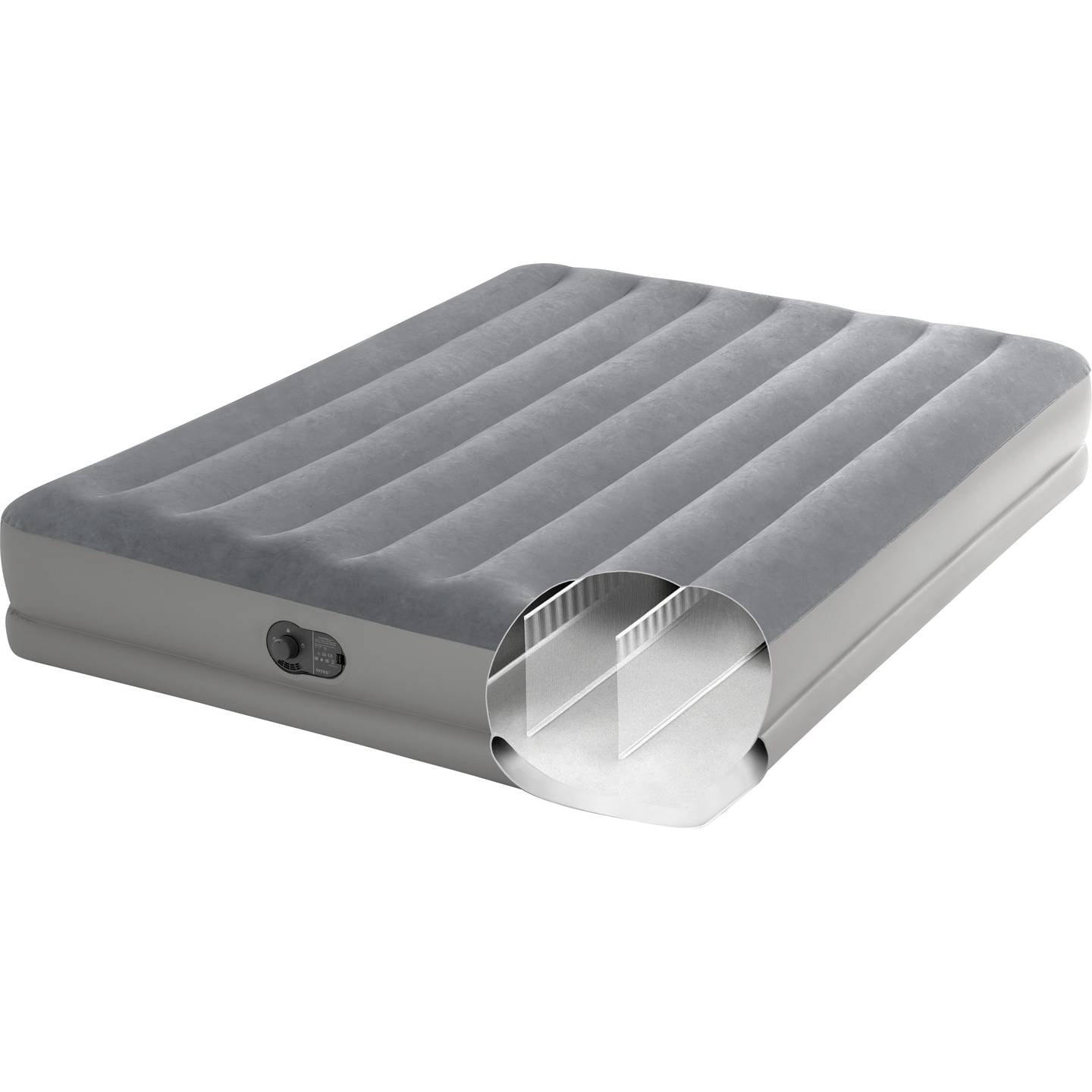 Intex Luftbett DuraBeamPrestige Queen 203x152cm mit elektrischer Pumpe 30cm hoch - 6941057421988