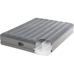 B-Ware Intex Luftbett DuraBeamPrestige Queen 203x152cm mit elektrischer Pumpe 30cm hoch