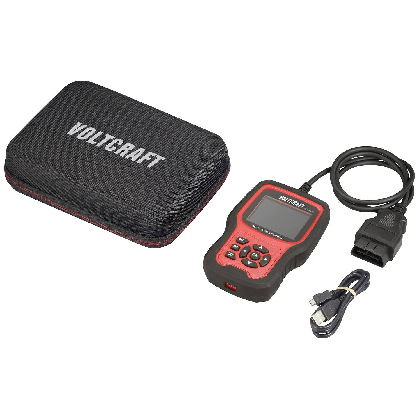 Voltcraft OBD II Diagnosetool VC-OBD-9610 Fahrzeugdiagnose VW Fehlercodes - 4064161230535