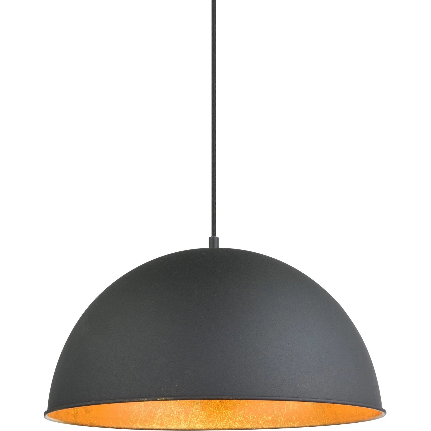 Globo Pendelleuchte Hängeleuchte LENN LED Lampe Leuchte schwarz goldfarben E27 - 9007371351145