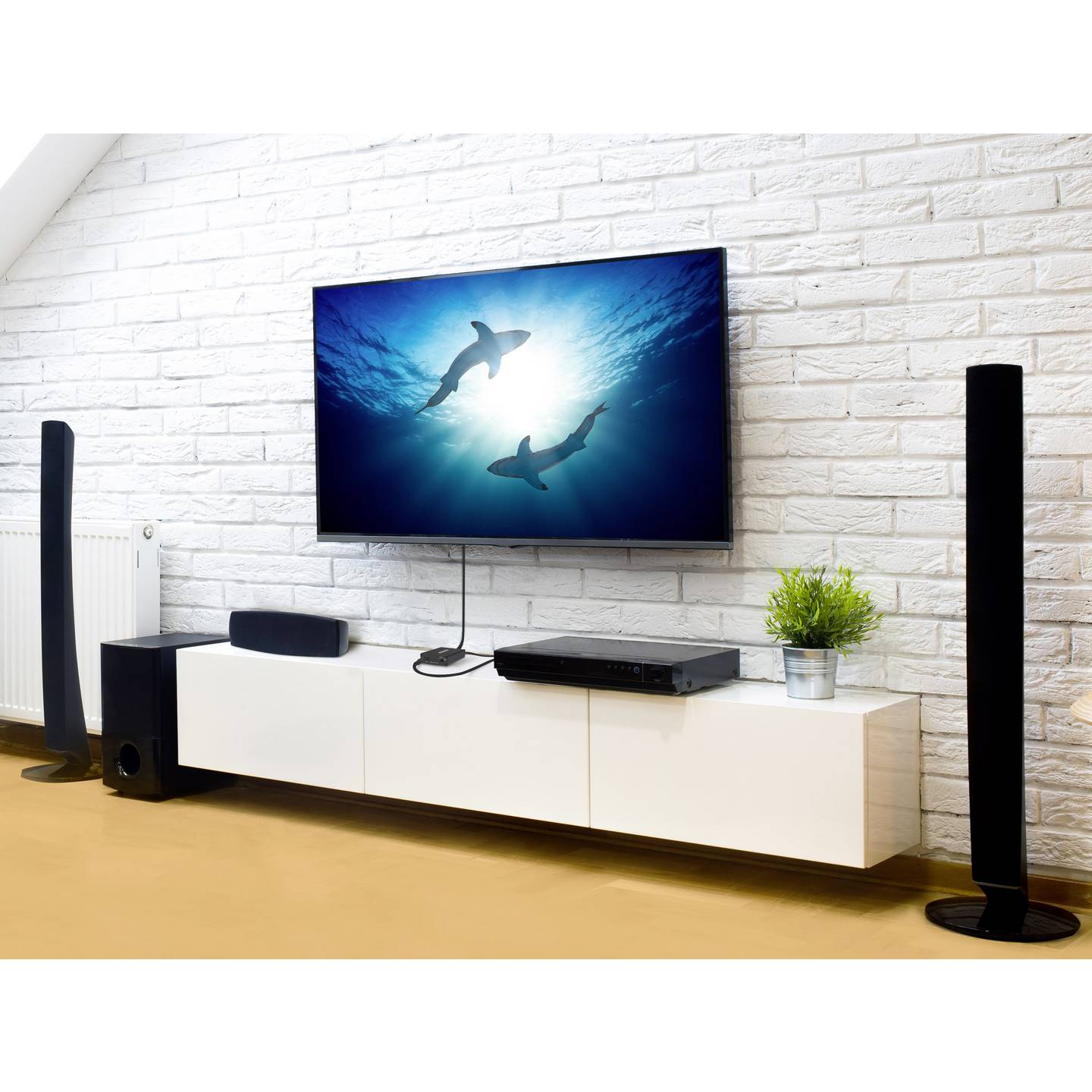 SpeaKa Professional Audio Extraktor HDMI 4K 3840x2160 Toslink Klinke Cinch - 4053199540266