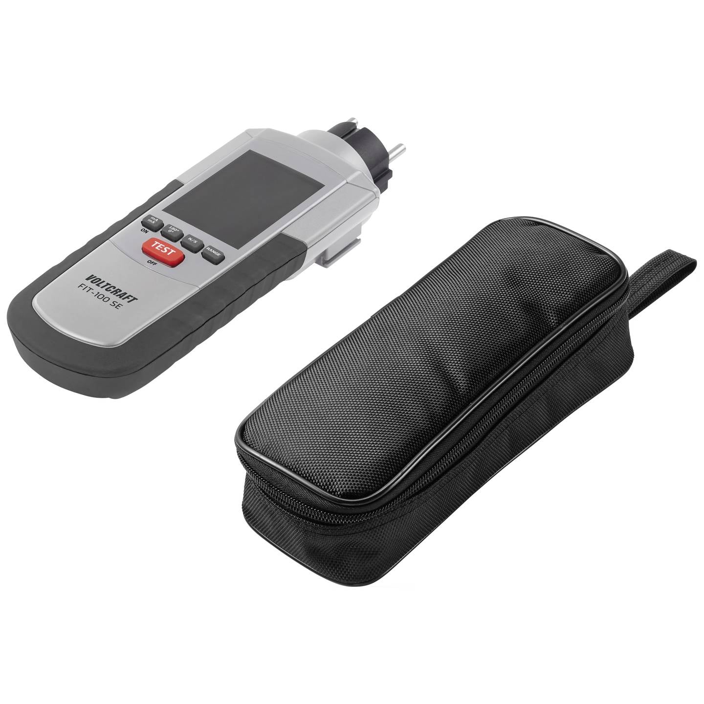 VOLTCRAFT FIT-100 RCD-Prüfgerät digital IP40 für FI-Schutzschalterprüfung - 4064161328058