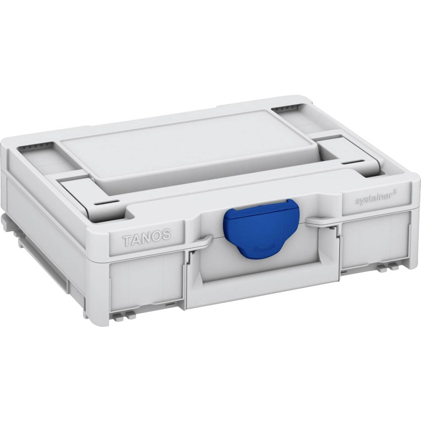 Tanos Transportkiste ABS Kunststoff Systainer³ M 112 Lichtgrau 296x396x105mm - 4063104000990