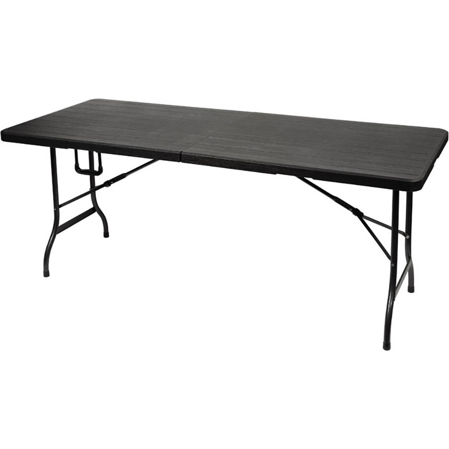 Perel Campingtisch Klapptisch Schwarz FP180W Outdoor Tisch 100kg belastbar - 5410329689919
