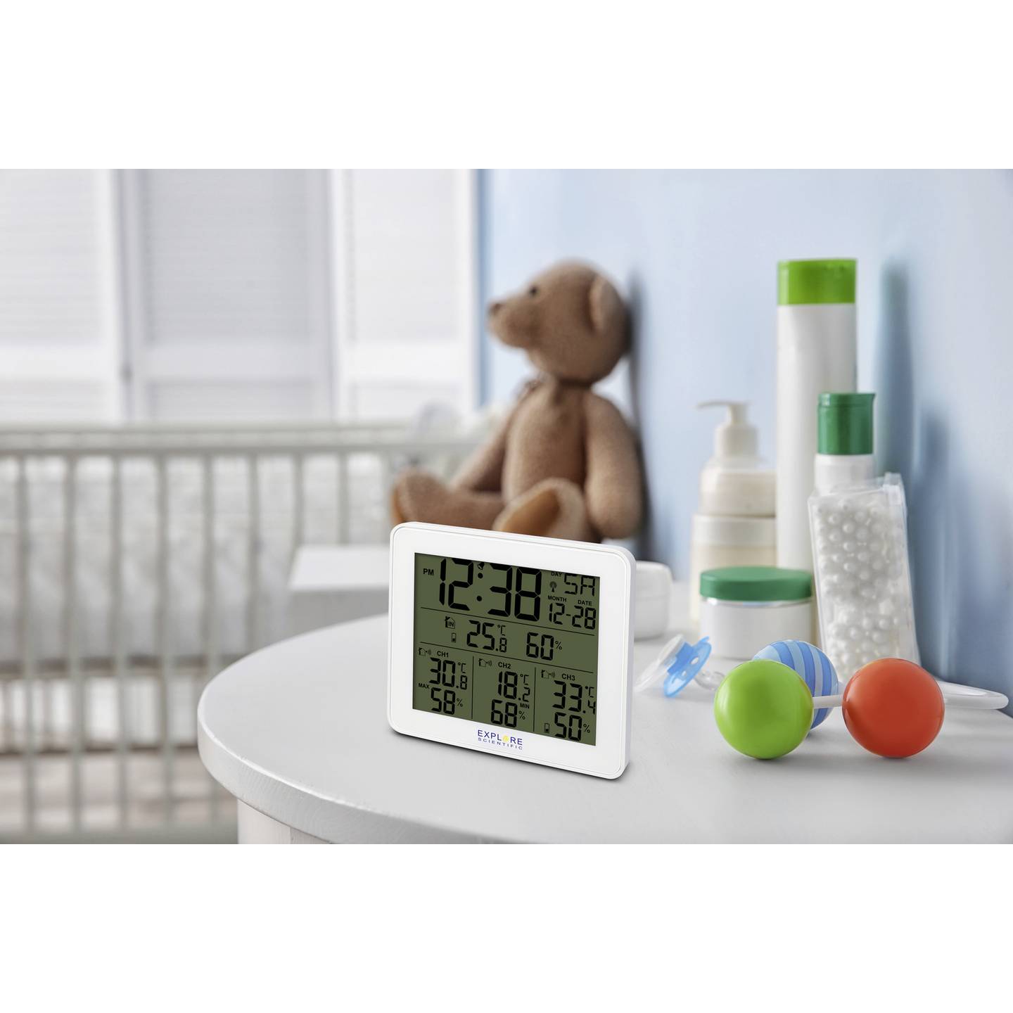 Explore Scientific Funk-Wetterstation WSH4003 Wetterstation 3 Sensoren digital - 4007922065793