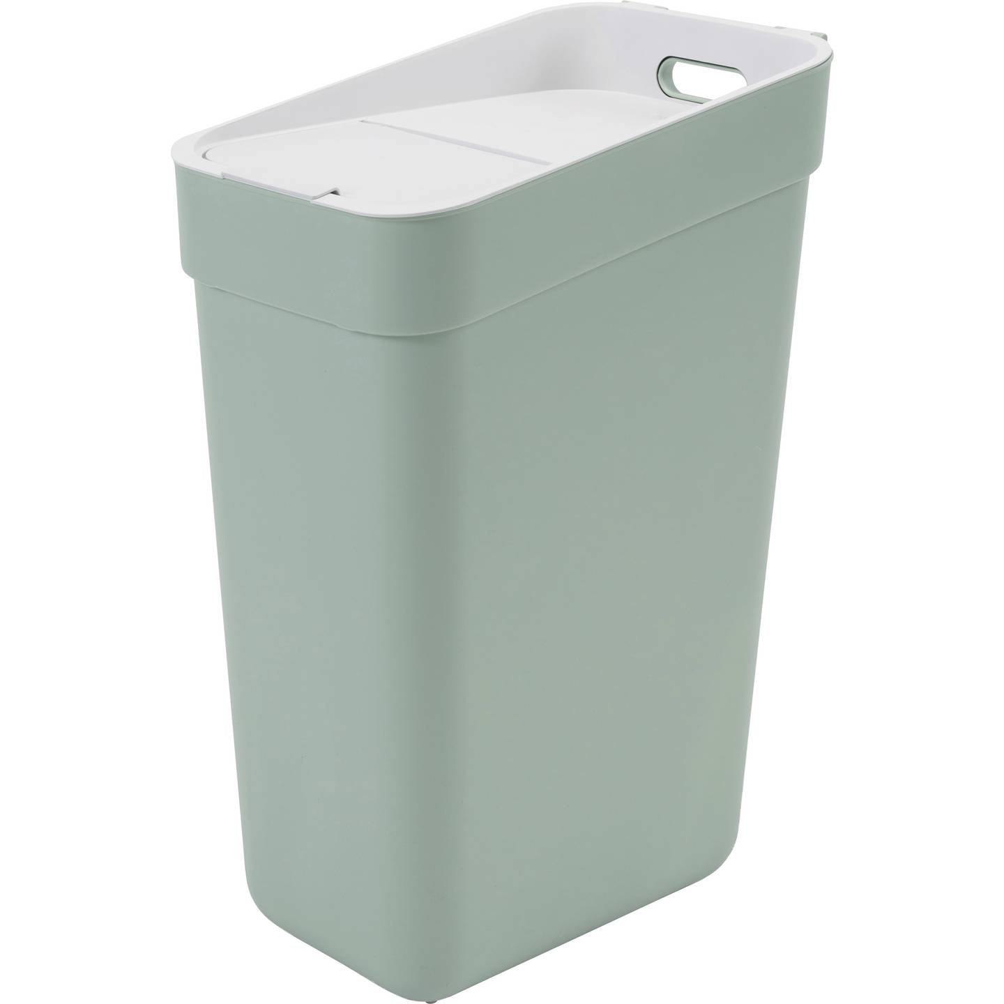 Curver READY TO COLLECT Mülleimer Abfallbehälter Grün Deckel Wandbefestigung 30L - 3253922103015