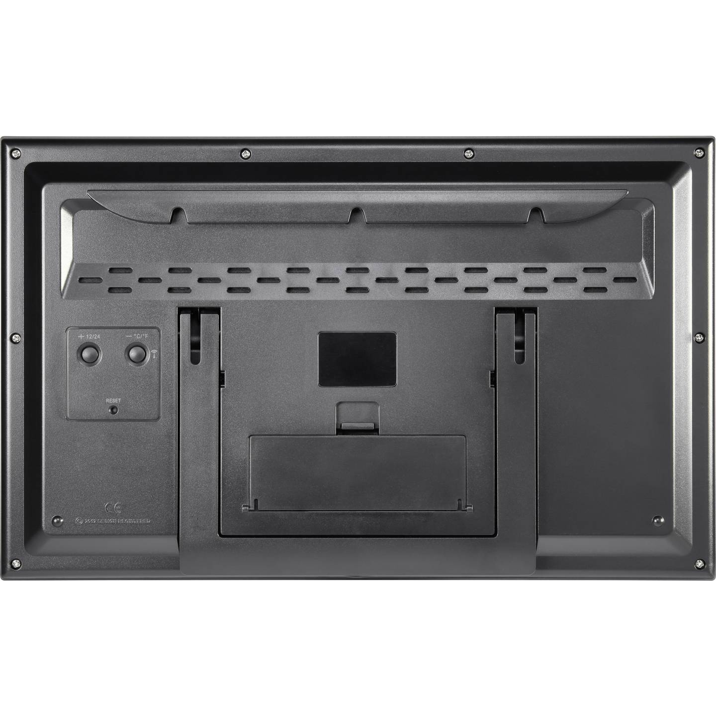 Eurochron Wanduhr Funk Jumbo EFWU 100 digitale Anzeige schwarz 37x23cm - 4016139328621