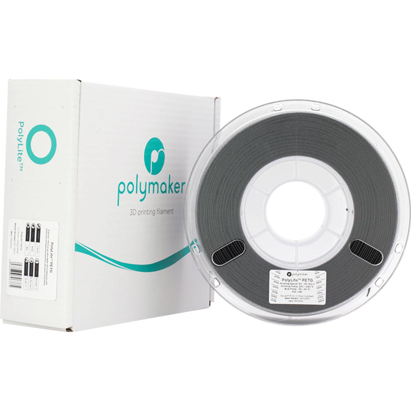 Polymaker PETG Filament 1,75mm LIME PolyLite 1kg hitzebeständig 3D-Druckmaterial - 6938936707196