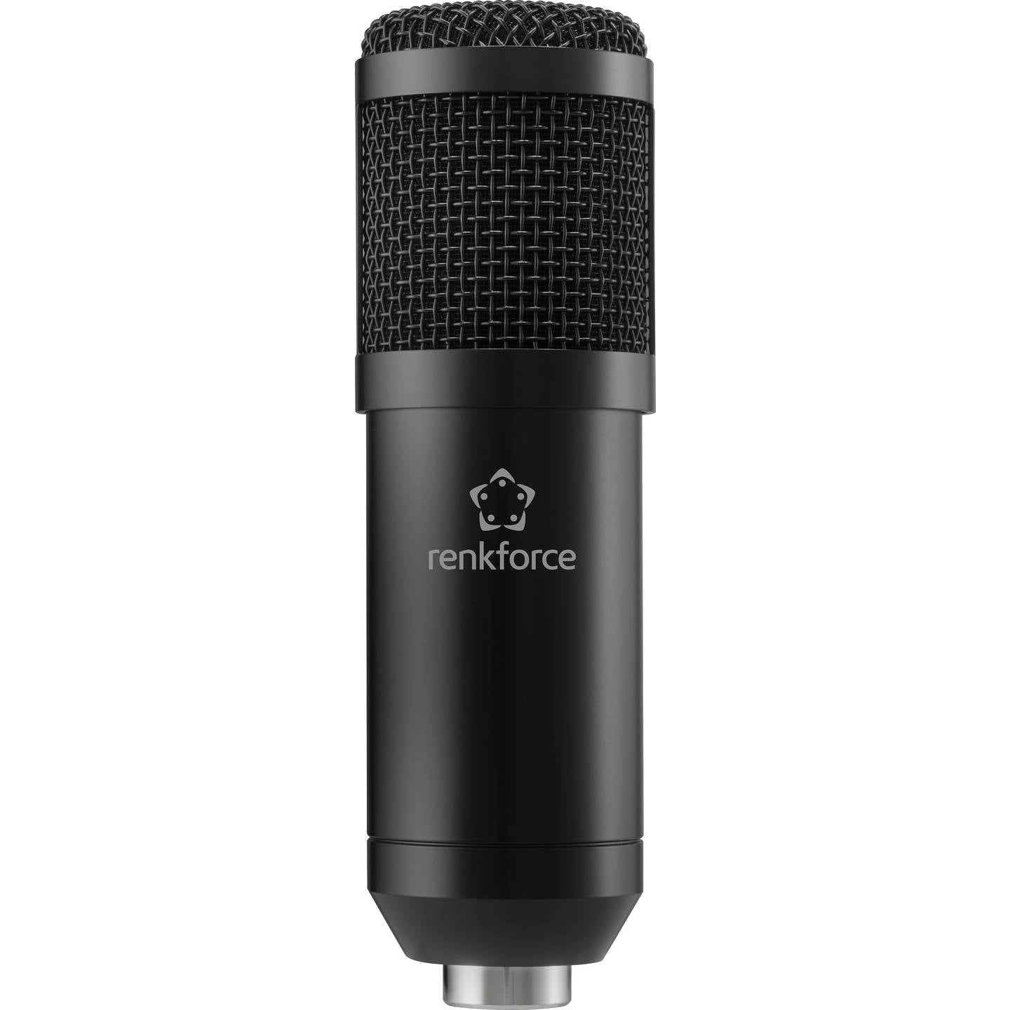 Renkforce RF-MIC-510 USB-Mikrofon Stand inkl. Koffer Spinne Windschutz 3m Kabel - 4064161175911