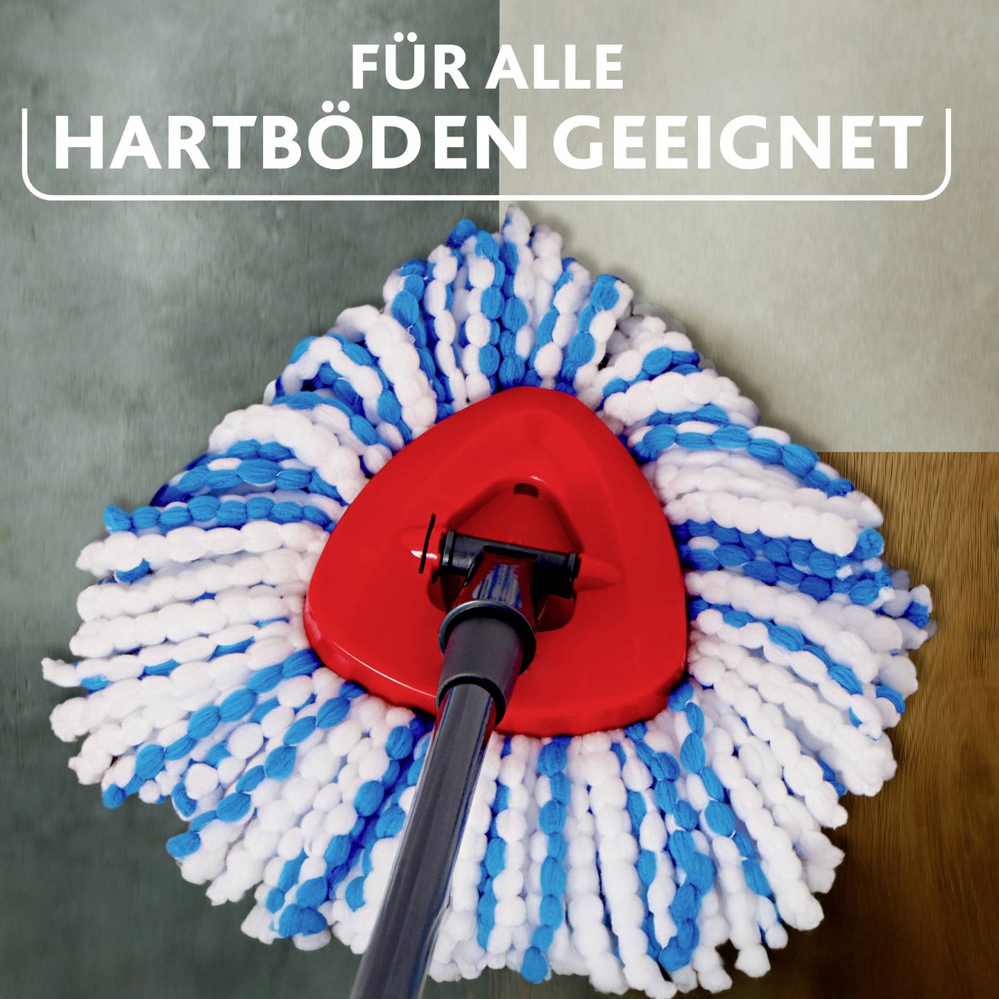 Vileda 178333 H2PRO Spin Mop Bodenwischer Wischmopp Reinigung - 4023103254237