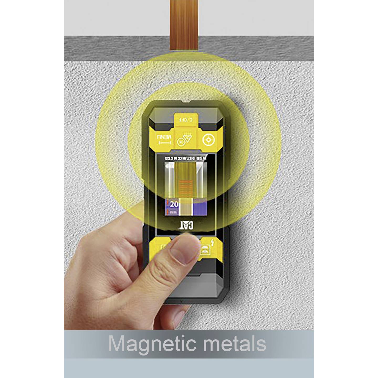 CAT MOS0041C 4 in 1 Laser-Entfernungsmesser mit Kreuzlinienlaser 40m - 4710025145117
