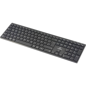 B-Ware Renkforce RF-ARKB-400 Tastatur Keyboard Multi-Geräte wiederaufladbar kabellos