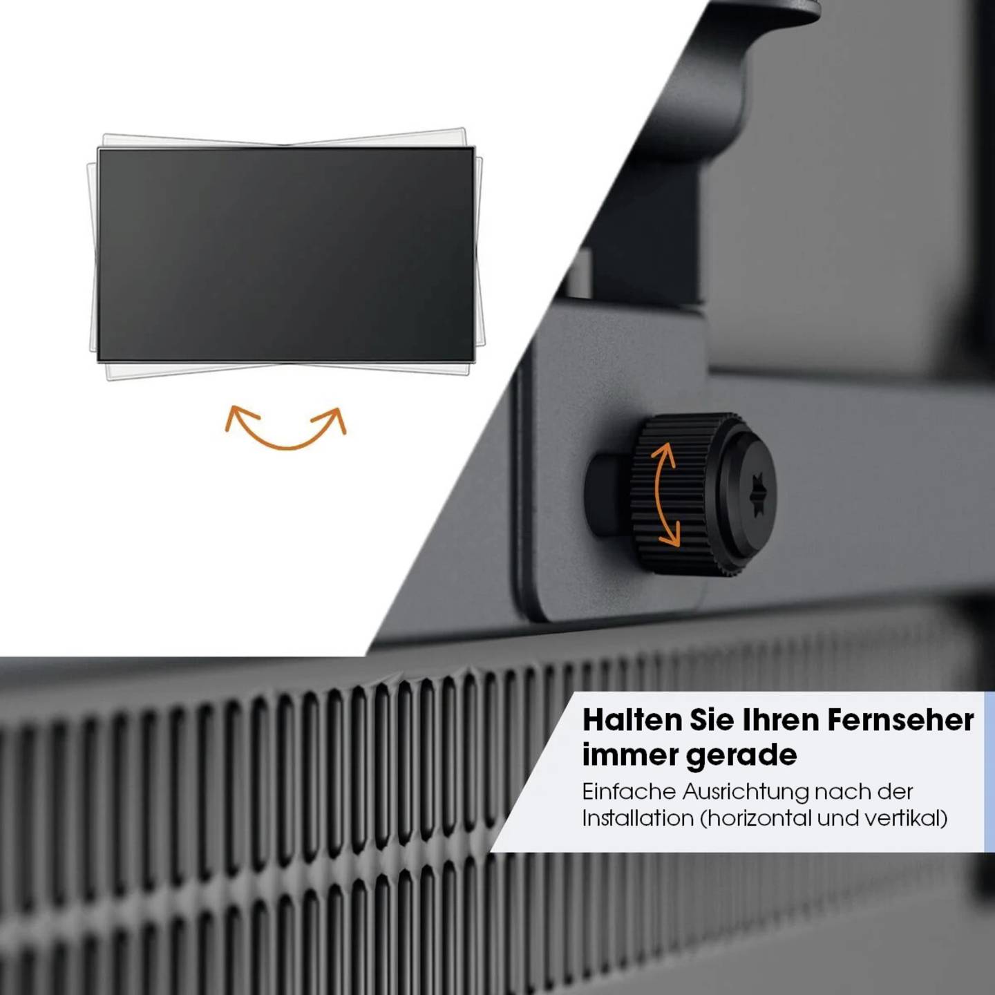 TV Wandhalterung Halter Vogel's TVM 3445B Schwarz Schwenkbar Neigbar Fernseher - 8712285347788