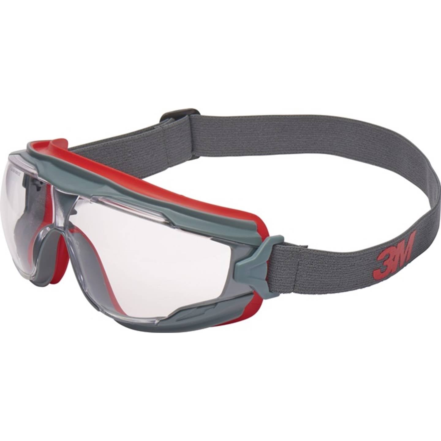 3M Vollsichtbrille Goggle Gear 500 GG501V inkl. Antibeschlag-Schutz Grau Rot - 4054596033252