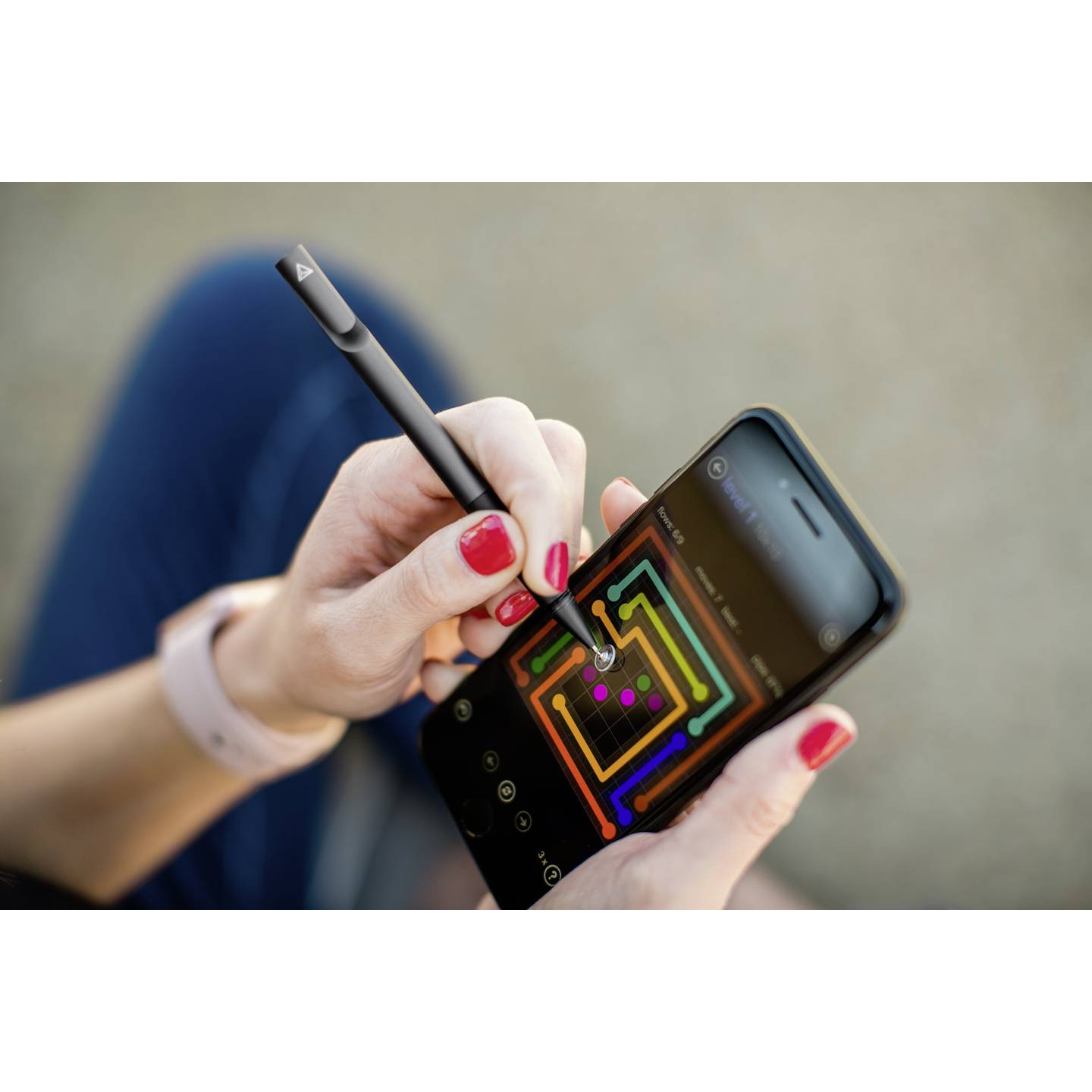 Adonit Touchpen Mini 4 Dunkelgrau Stylus für Apple iPhone 16 Geräte mit Display - 0847663022822