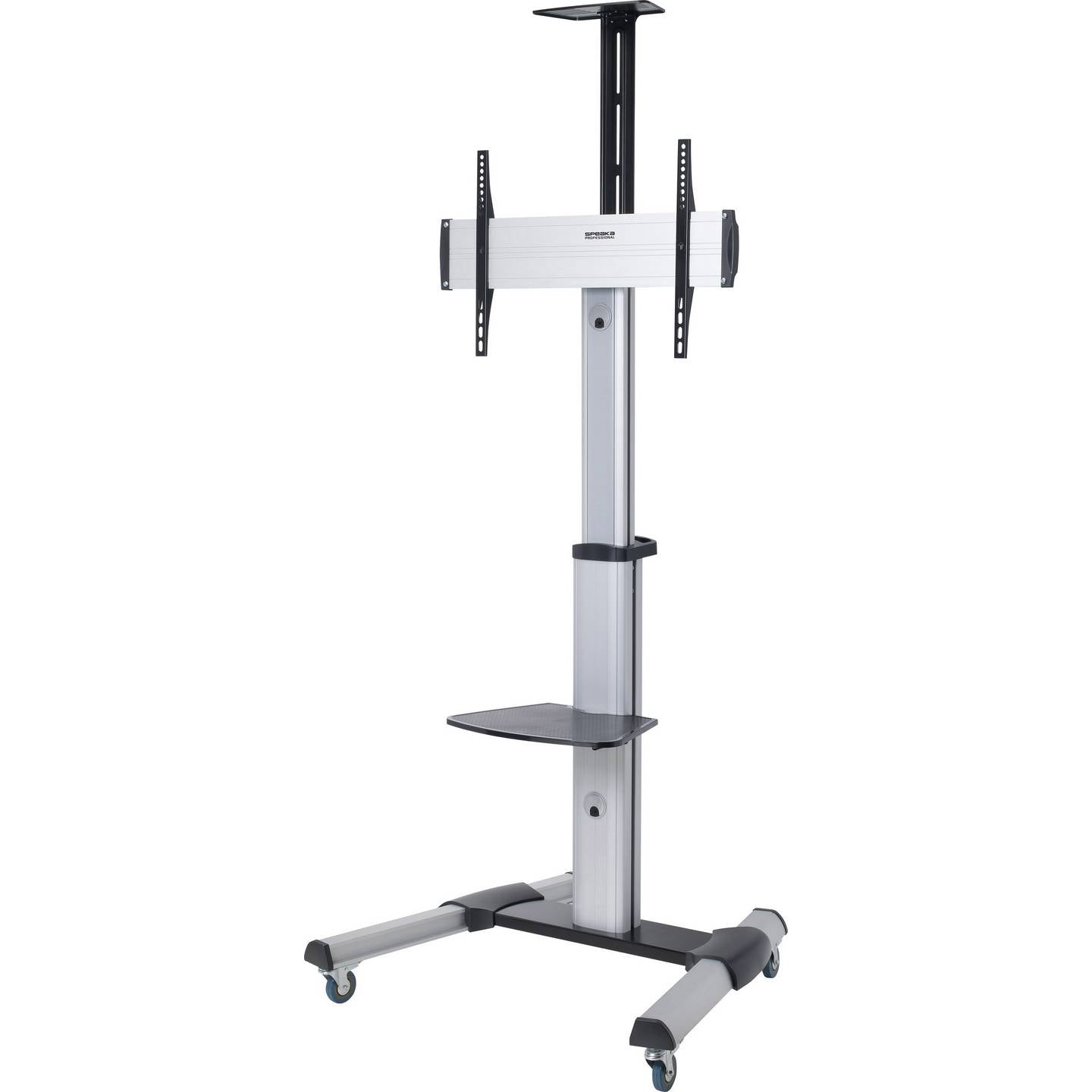 SpeaKa Professional TV-Rollwagen Neigbar Höhenverstellbar für 37-70 Zoll - 4053199525638